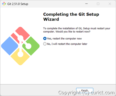 インストール完了画面