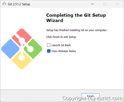 インストール完了画面