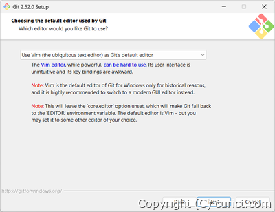 エディターの設定画面