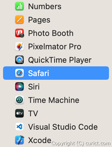 アプリ一覧 - Safari