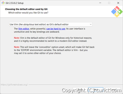 エディターの設定画面