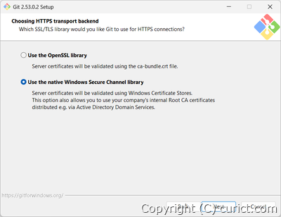 HTTPSの設定画面