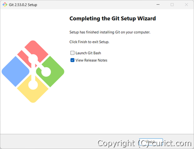 インストール完了画面