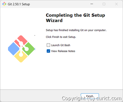 インストール完了画面