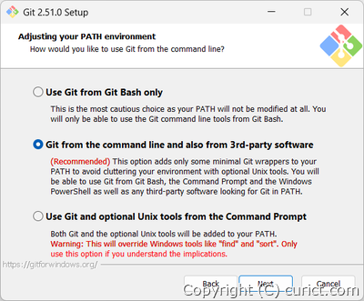 パス(環境変数)の設定画面
