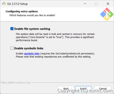 オプションの設定画面
