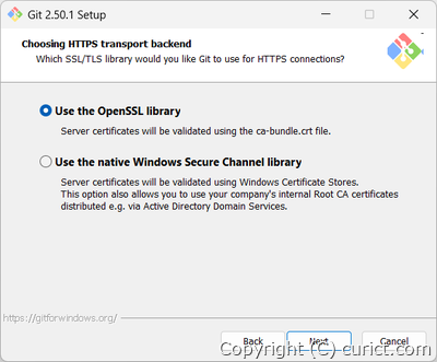 HTTPSの設定画面