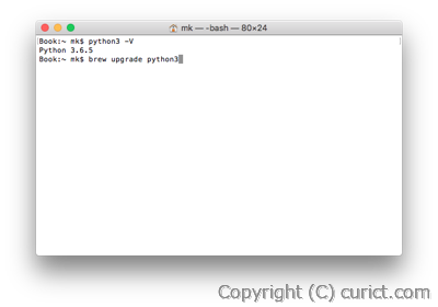 brew upgrade python3