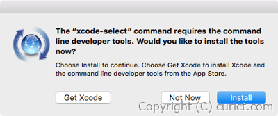 xcode-select --install