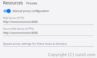 Resources-Proxies