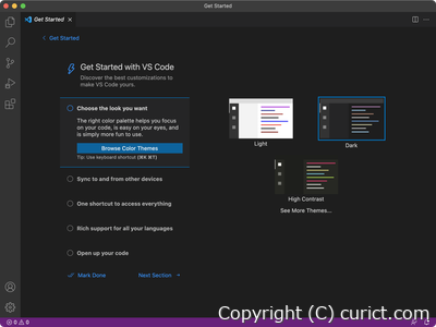 起動したVisual Studio Code