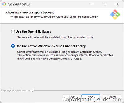 HTTPSの設定画面