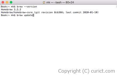brew update